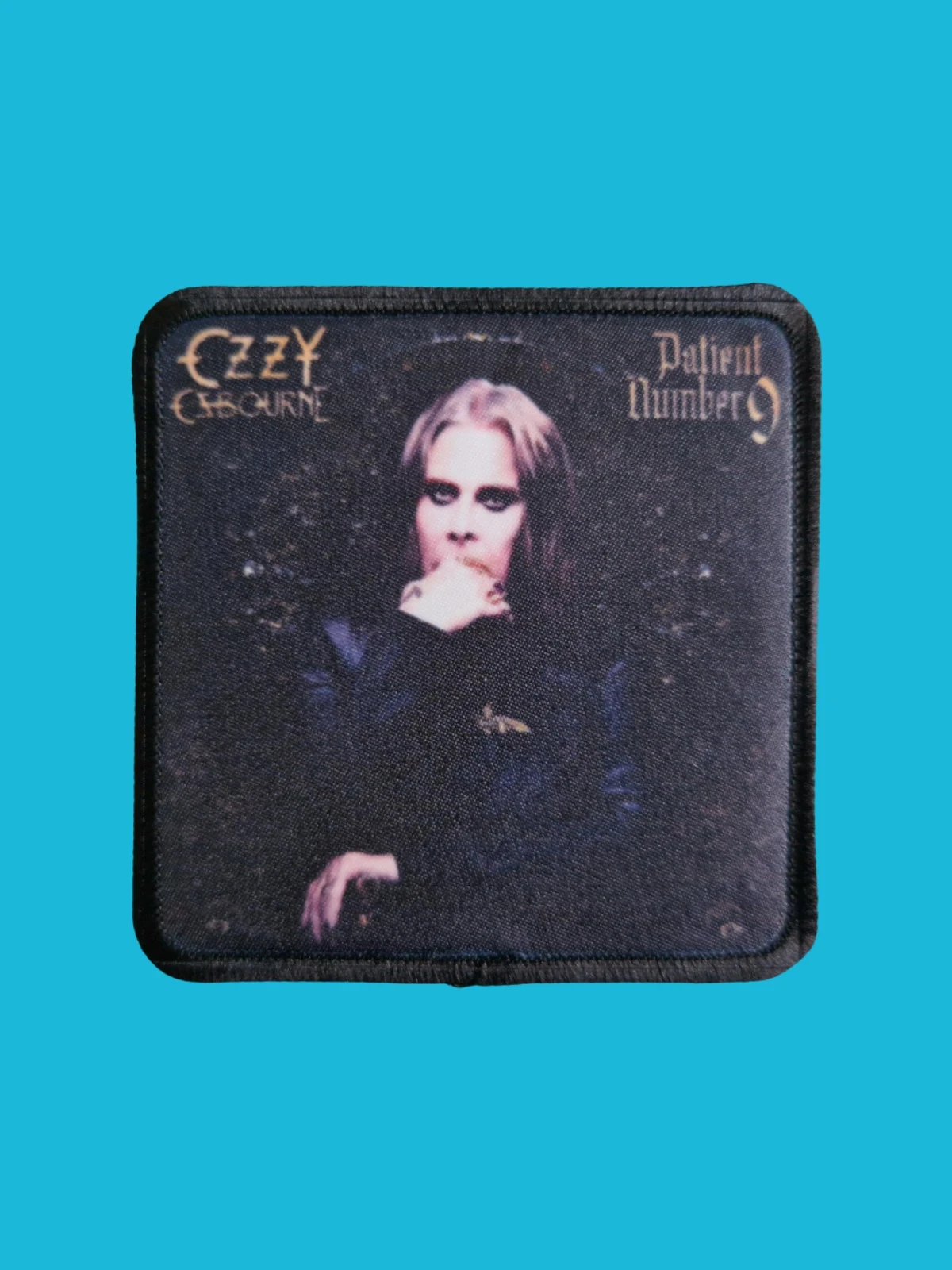 Patch Ozzy Osbourne - Patient Number 9 - Imprimé - Carré de 7,5 x 7,5 centimètres